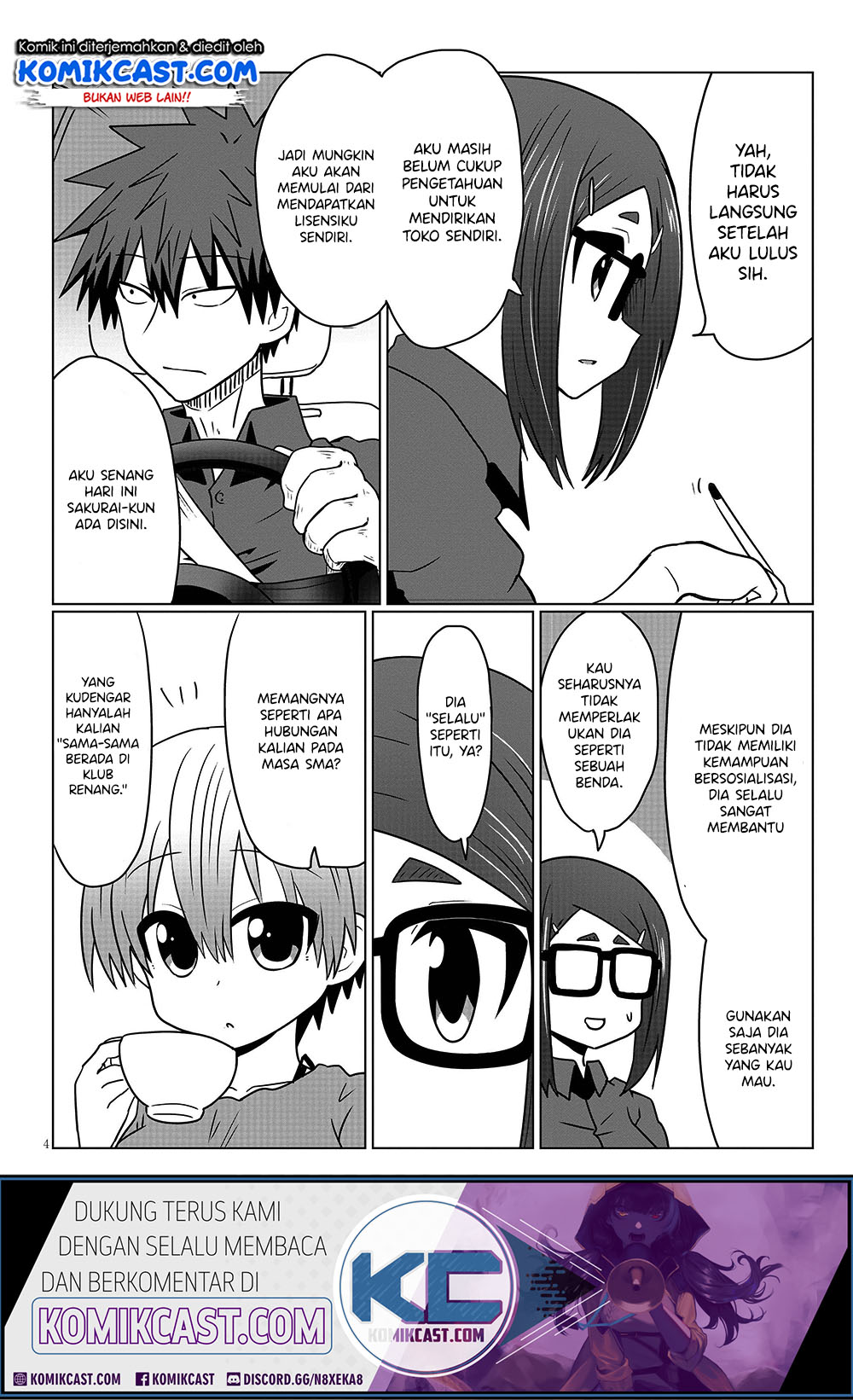 Uzaki-chan wa Asobitai! Chapter 30 Bahasa Indonesia